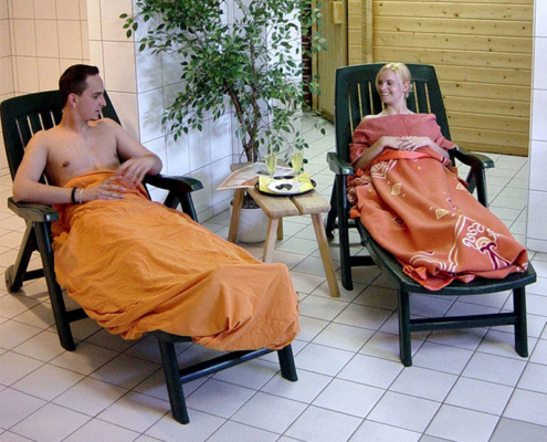 Das Landhotel Löwenbruch - Bild Sauna Ruheraum