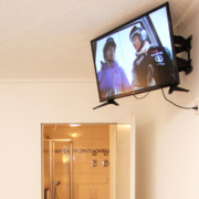 Bild 3-Bett-Apartment im Untergeschoss (Apartment 02 Fläming) Ansicht Fernseher